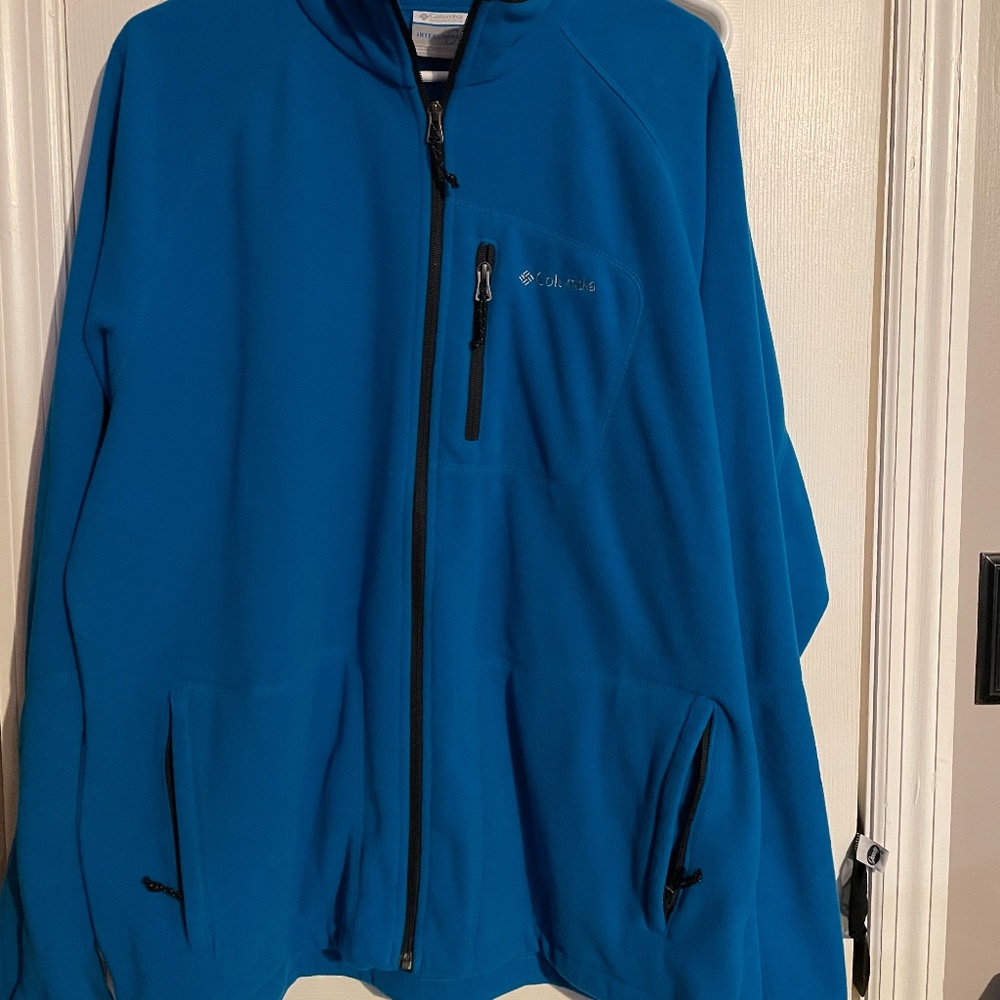 Columbia fleece zip up jacket